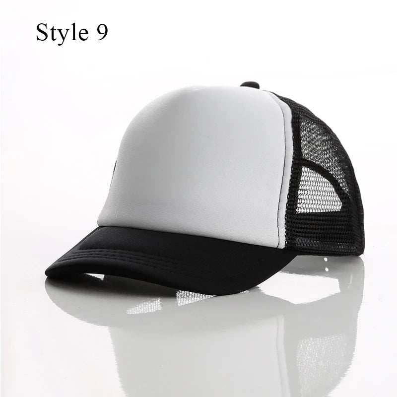 Children's Kids Baseball Cap for Girl Boy Spring Summer Baby Sun Hat Classic Solid Color Toddler Peaked Caps кепка Gorras TSF# - LOCKDEALZ