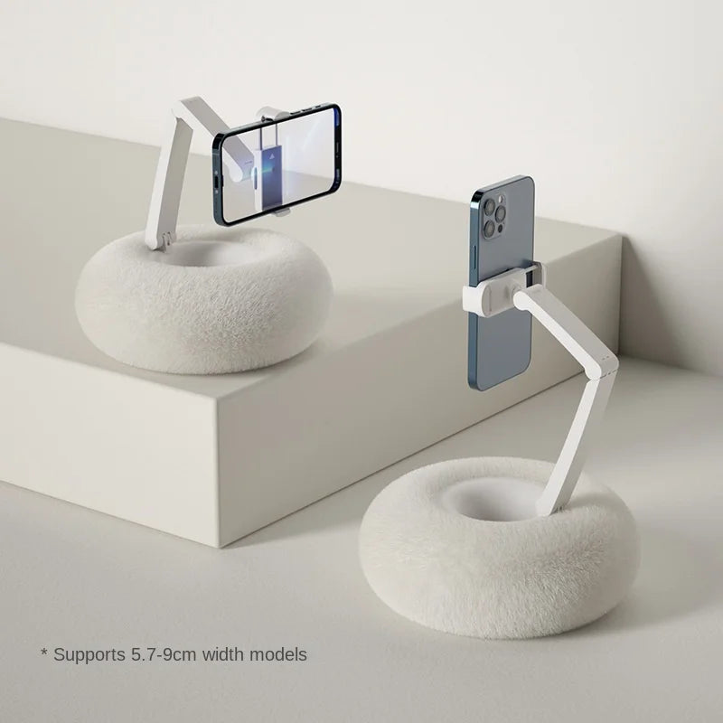 Creative Pillow Mobile Phone Holder Rotating Stand Live Streaming Drama Lazy Desktop Bed Home Stand New Universal 2024 - LOCKDEALZ
