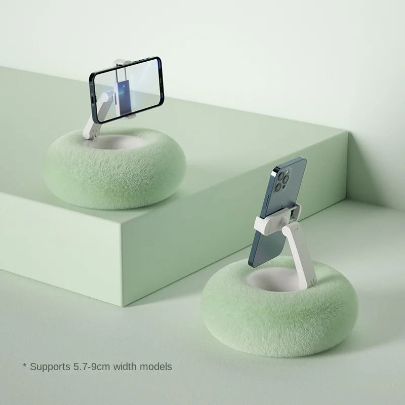 Creative Pillow Mobile Phone Holder Rotating Stand Live Streaming Drama Lazy Desktop Bed Home Stand New Universal 2024 - LOCKDEALZ