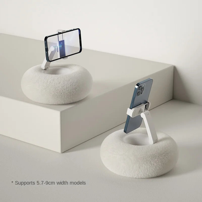 Creative Pillow Mobile Phone Holder Rotating Stand Live Streaming Drama Lazy Desktop Bed Home Stand New Universal 2024 - LOCKDEALZ