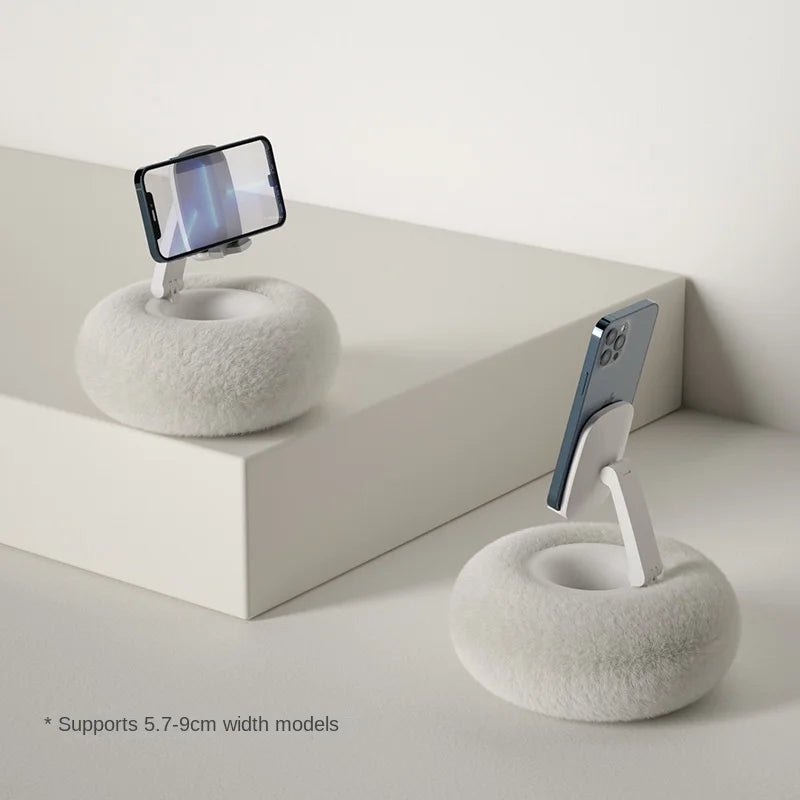 Creative Pillow Mobile Phone Holder Rotating Stand Live Streaming Drama Lazy Desktop Bed Home Stand New Universal 2024 - LOCKDEALZ