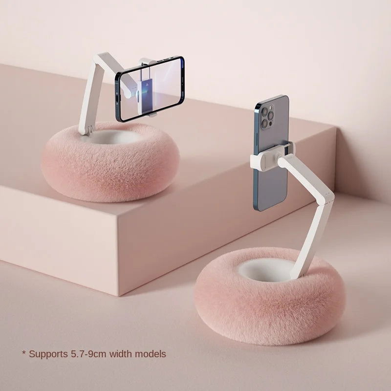 Creative Pillow Mobile Phone Holder Rotating Stand Live Streaming Drama Lazy Desktop Bed Home Stand New Universal 2024 - LOCKDEALZ