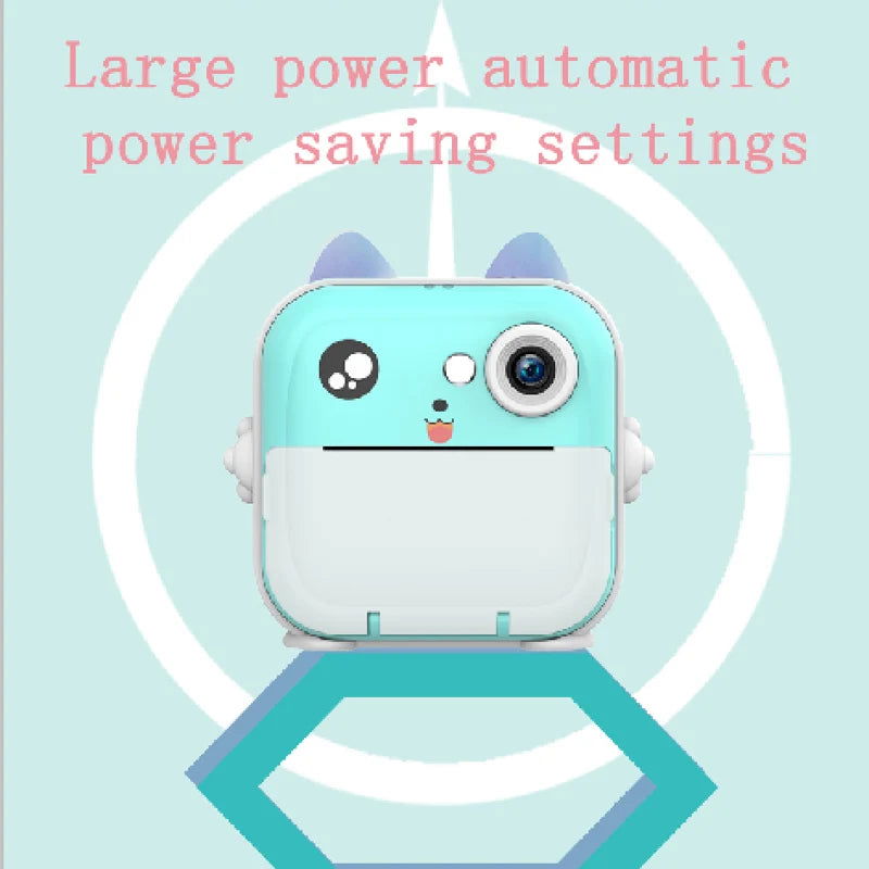 Digital Children Camera For Photography Instant Print Photo Kids Camera Mini Thermal Printer Video Educational Toys Gift - LOCKDEALZ