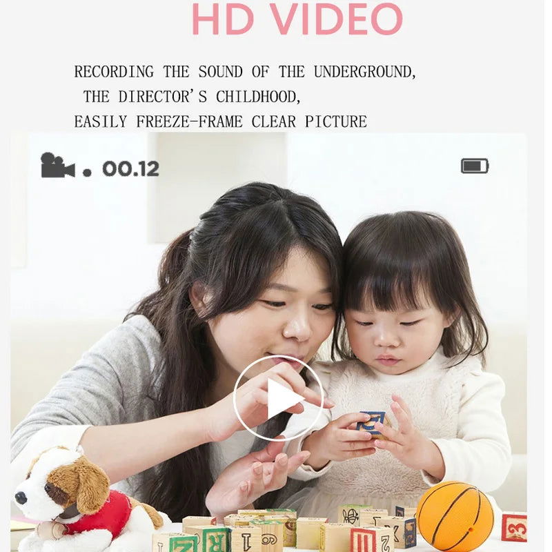 Digital Children Camera For Photography Instant Print Photo Kids Camera Mini Thermal Printer Video Educational Toys Gift - LOCKDEALZ