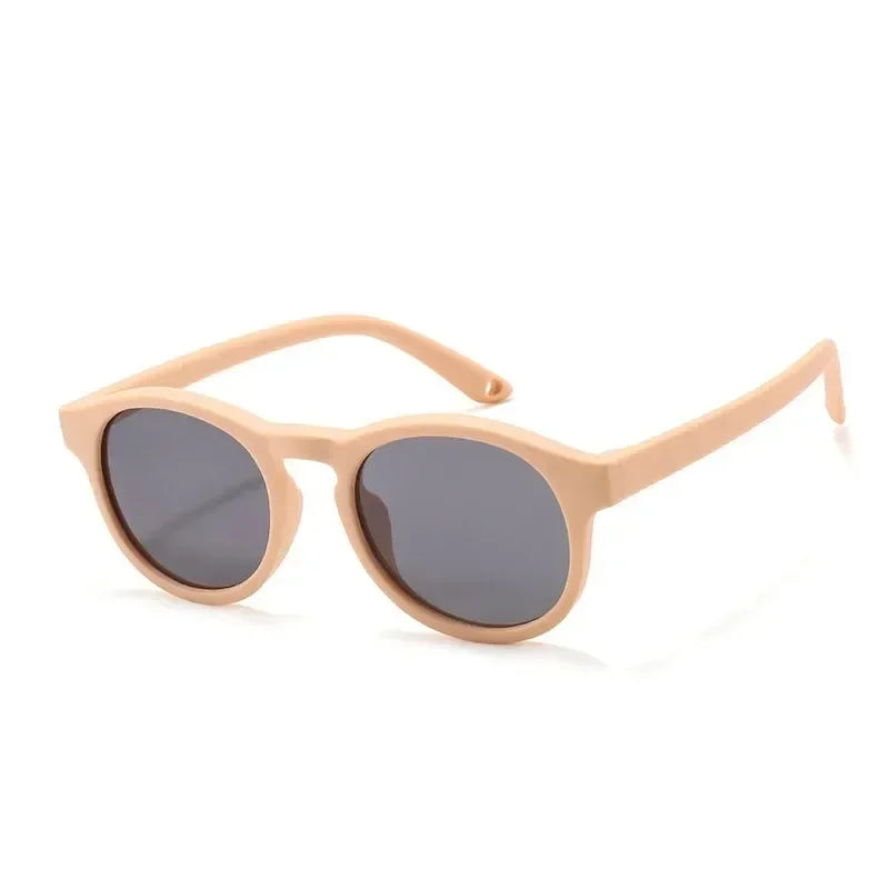 Fashion Baby's First Sunglasses with Strap Round Flexible UV400 Polarized Infant Sunglasses for Ages 0-3 Years - LOCKDEALZ