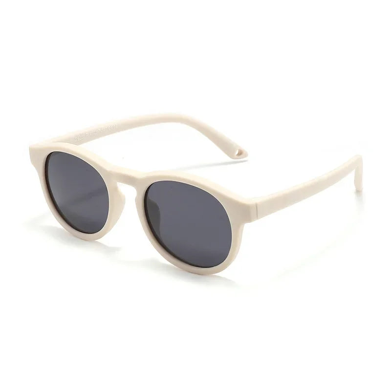 Fashion Baby's First Sunglasses with Strap Round Flexible UV400 Polarized Infant Sunglasses for Ages 0-3 Years - LOCKDEALZ