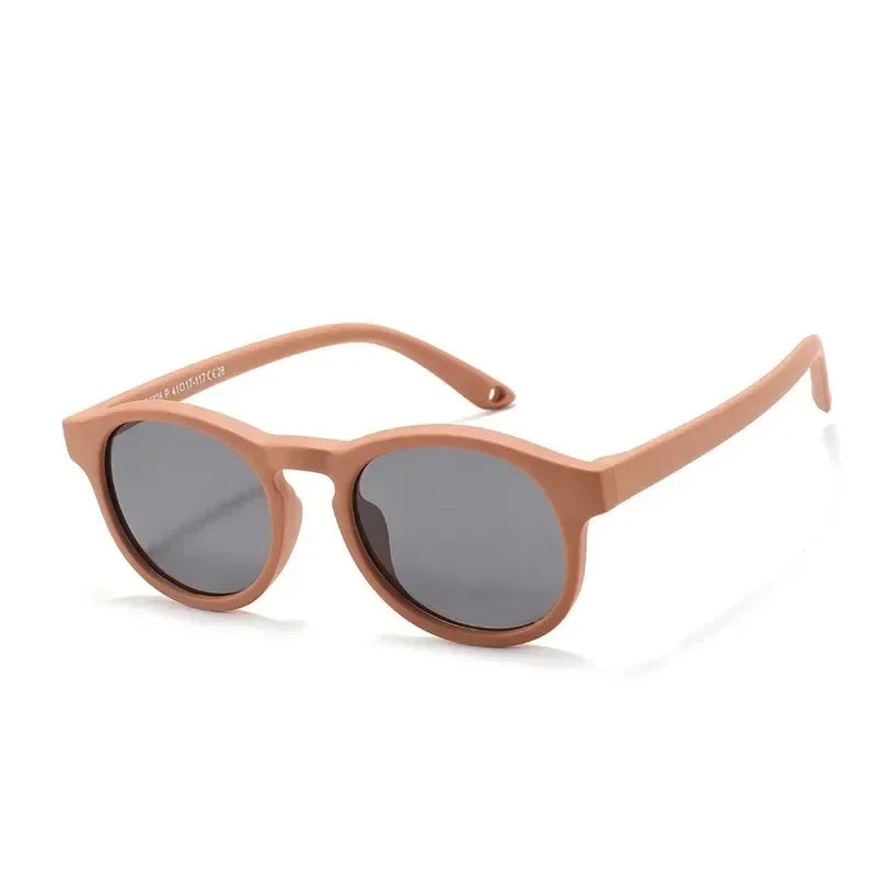 Fashion Baby's First Sunglasses with Strap Round Flexible UV400 Polarized Infant Sunglasses for Ages 0-3 Years - LOCKDEALZ