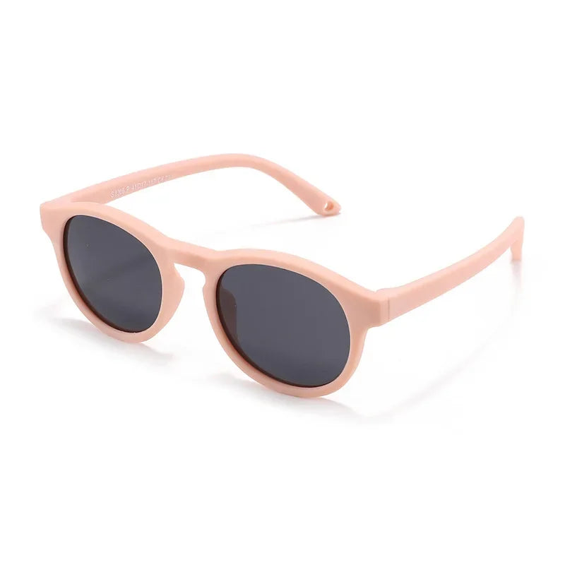 Fashion Baby's First Sunglasses with Strap Round Flexible UV400 Polarized Infant Sunglasses for Ages 0-3 Years - LOCKDEALZ