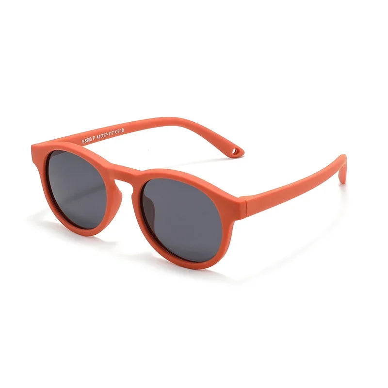 Fashion Baby's First Sunglasses with Strap Round Flexible UV400 Polarized Infant Sunglasses for Ages 0-3 Years - LOCKDEALZ