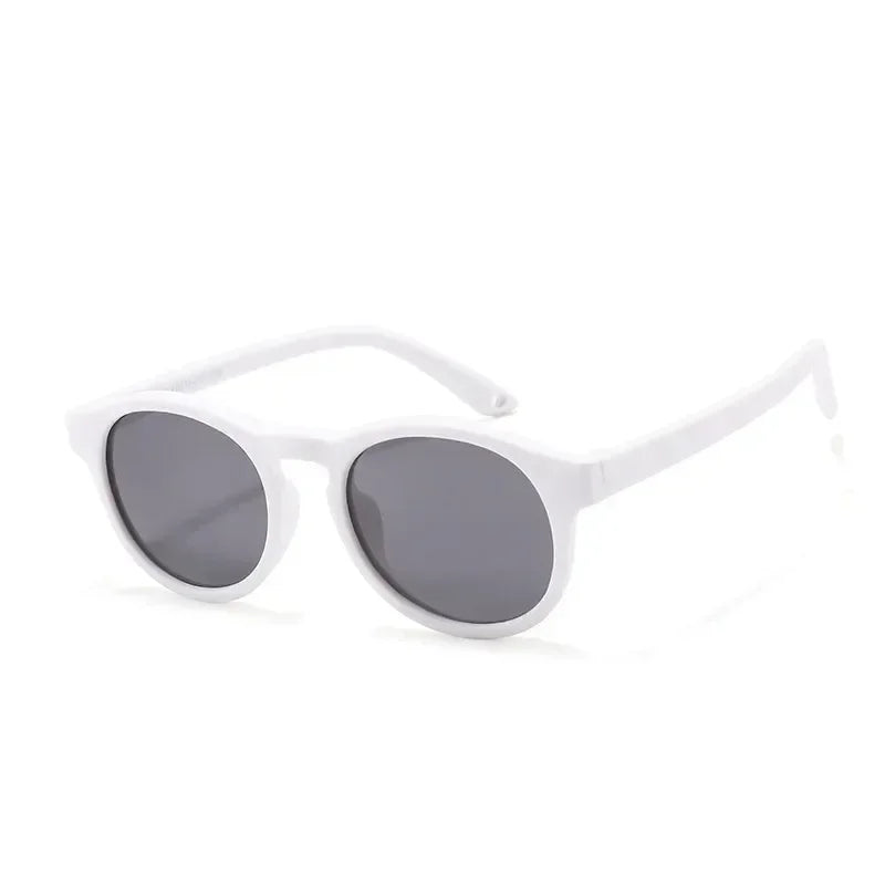 Fashion Baby's First Sunglasses with Strap Round Flexible UV400 Polarized Infant Sunglasses for Ages 0-3 Years - LOCKDEALZ