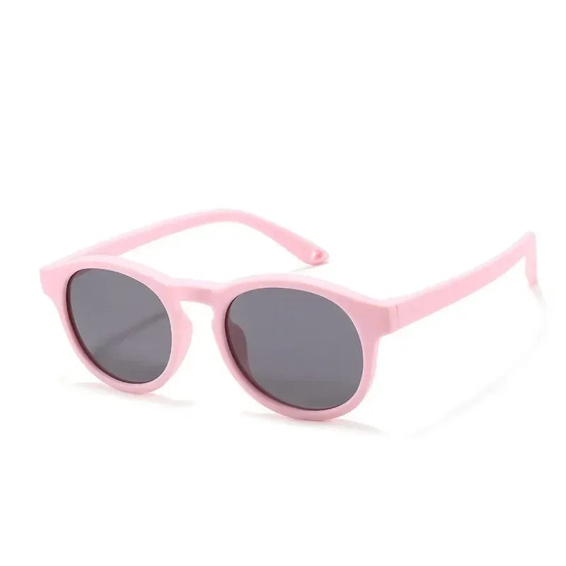 Fashion Baby's First Sunglasses with Strap Round Flexible UV400 Polarized Infant Sunglasses for Ages 0-3 Years - LOCKDEALZ