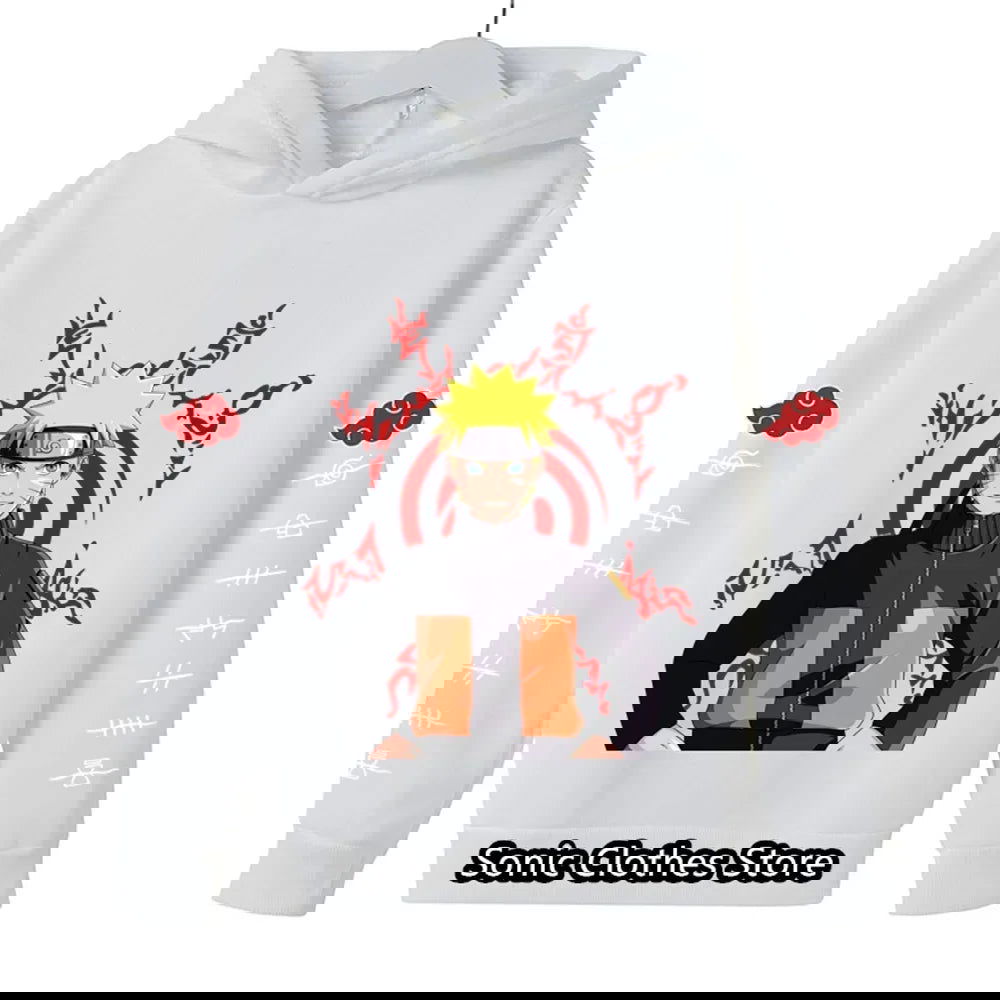 Fashion Unisex Naruto Hoodie For Kids Children Boys Long Sleeves Sweatshirt Baby Kids Tops Girls Clothes 2-14 Years Streetwear - LOCKDEALZ