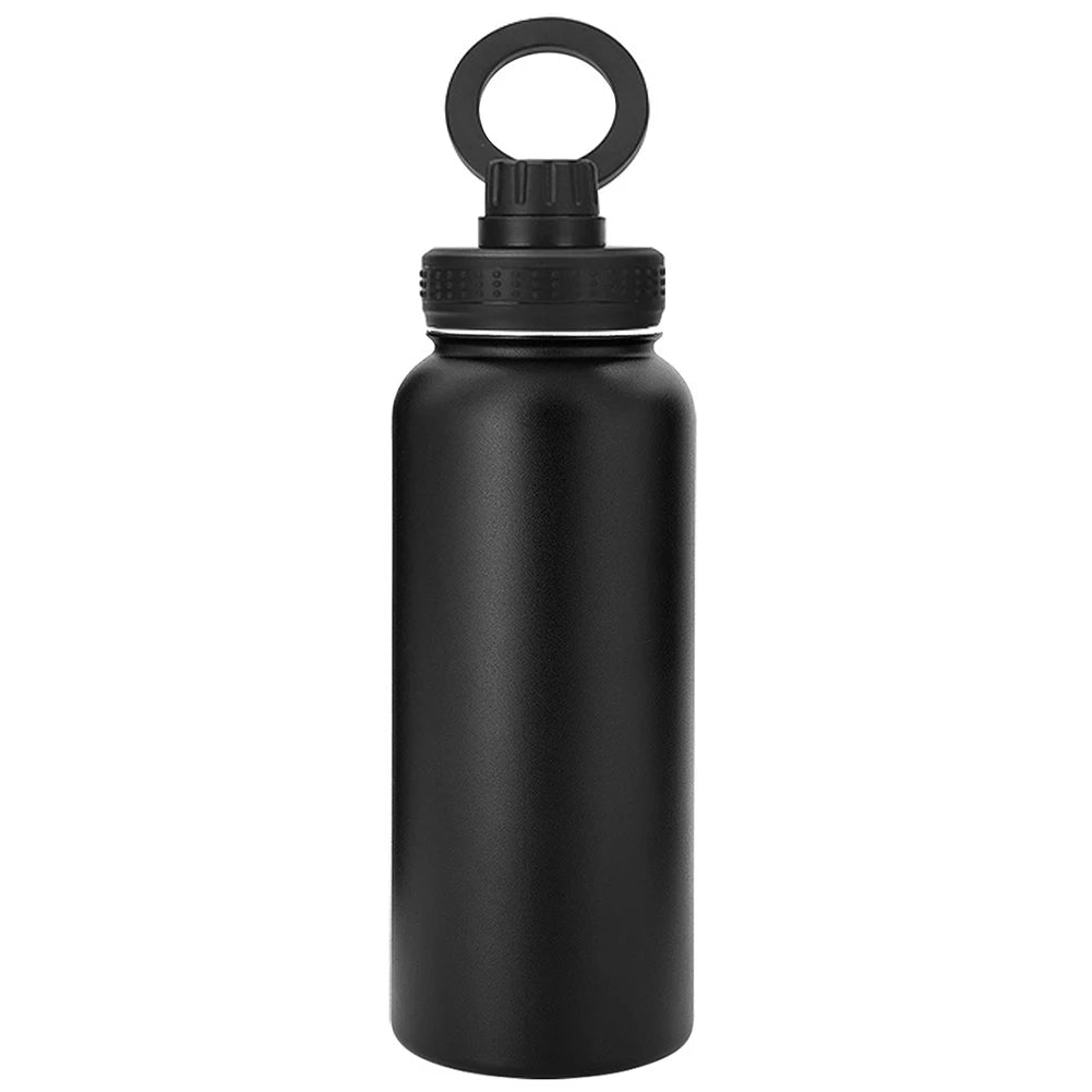 For MagSafe 1000ML Insulated Bottle Water Bottle with Rotating Phone Holder Thermal Water Cup Thermal Mug for Outdoor Sports - LOCKDEALZ