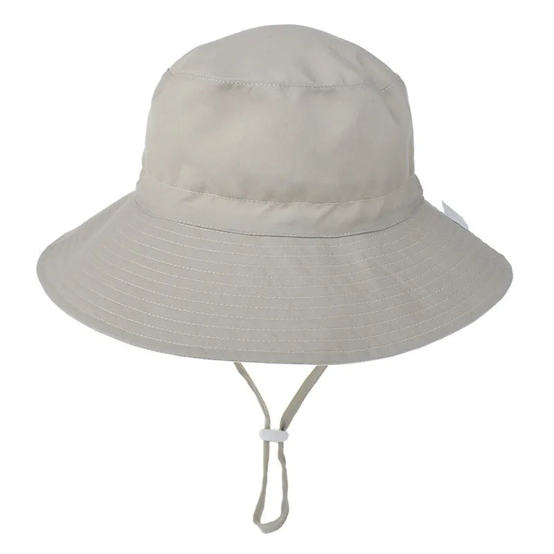 Girls Boys Outdoor Anti UV Beach Cap Summer Baby Sun Hat Kids Bucket Cap - LOCKDEALZ