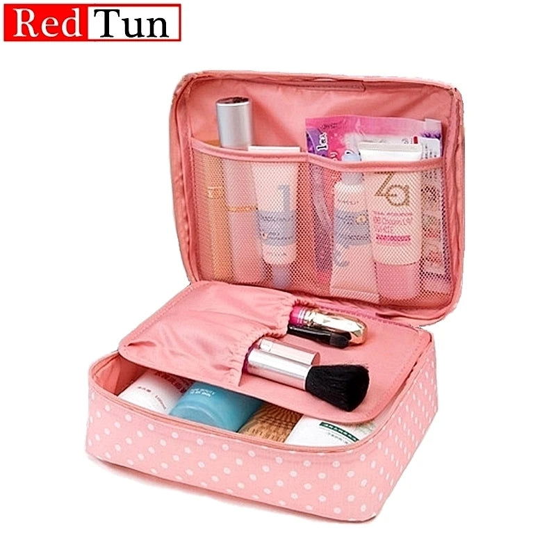 High Capacity Outdoor Girl Makeup Bag Women Cosmetic Bag Toiletries Organizer Waterproof Female Storage Make up Cases - LOCKDEALZ