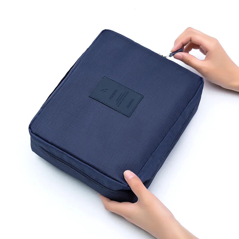 High Capacity Outdoor Girl Makeup Bag Women Cosmetic Bag Toiletries Organizer Waterproof Female Storage Make up Cases - LOCKDEALZ