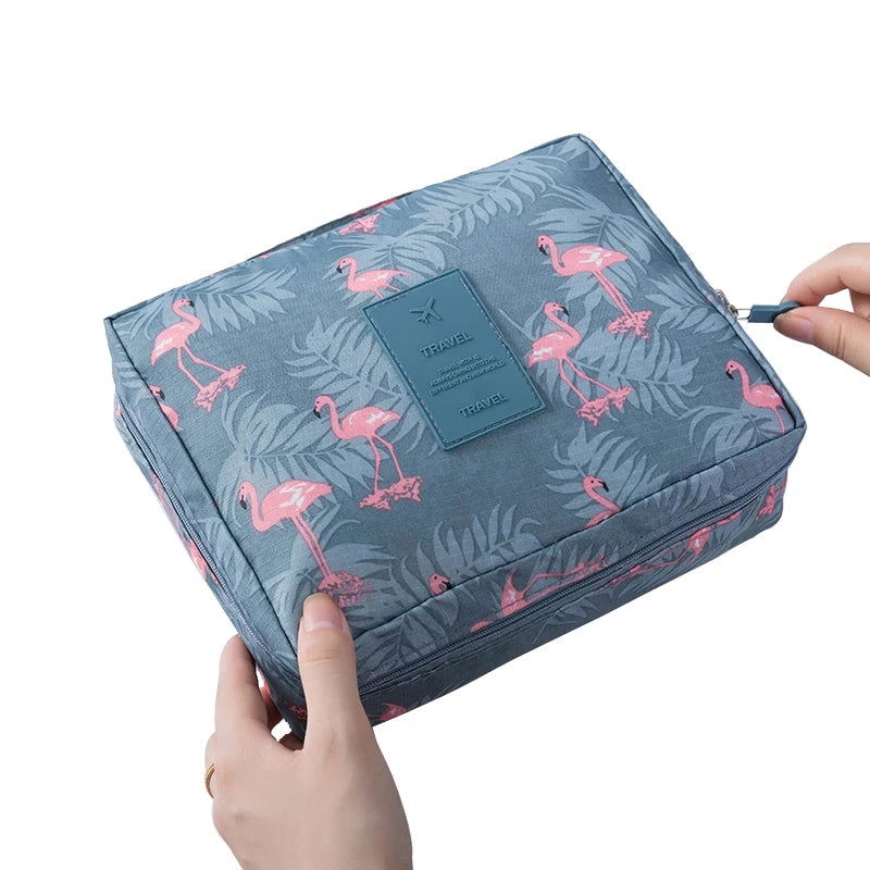 High Capacity Outdoor Girl Makeup Bag Women Cosmetic Bag Toiletries Organizer Waterproof Female Storage Make up Cases - LOCKDEALZ