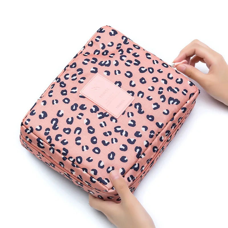 High Capacity Outdoor Girl Makeup Bag Women Cosmetic Bag Toiletries Organizer Waterproof Female Storage Make up Cases - LOCKDEALZ