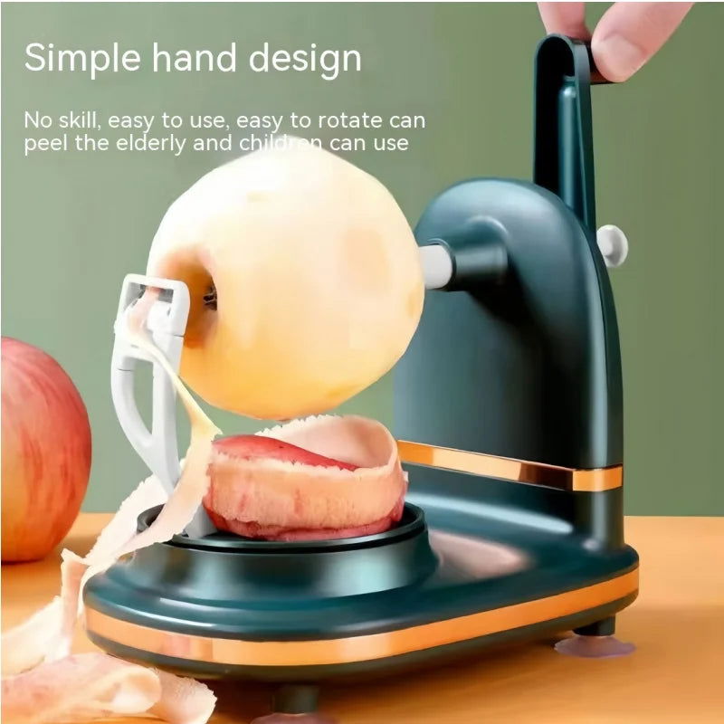 Household Hand-cranked Apple Peeler, Fruit Peeling Artifact, Kitchen Fruit Peeler, Automatic Peeler, Apple Peeling Artifact - LOCKDEALZ
