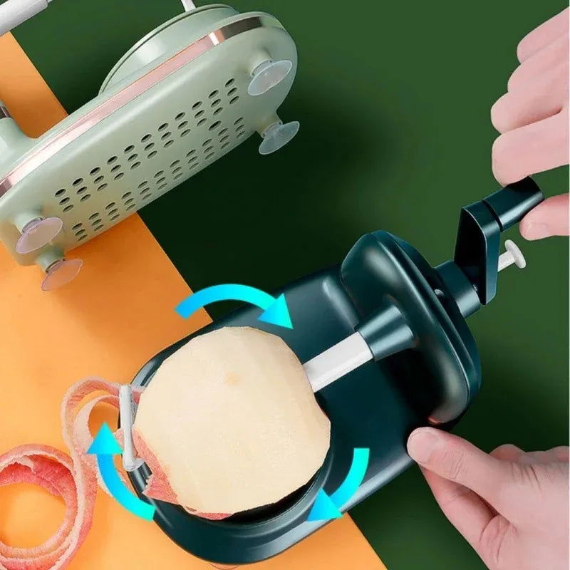 Household Hand-cranked Apple Peeler, Fruit Peeling Artifact, Kitchen Fruit Peeler, Automatic Peeler, Apple Peeling Artifact - LOCKDEALZ