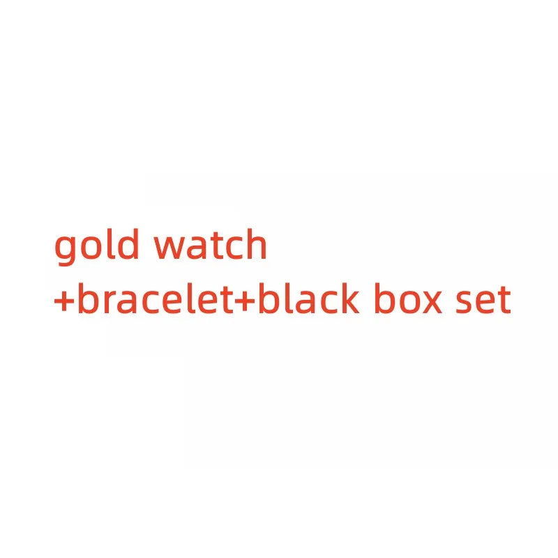 Luxury Women Shiny Bracelet Watches 2pcs Set Rose Gold Watch Fashion Ladies Elegant Quartz Diamond Wristwatch Female Reloj Mujer - LOCKDEALZ