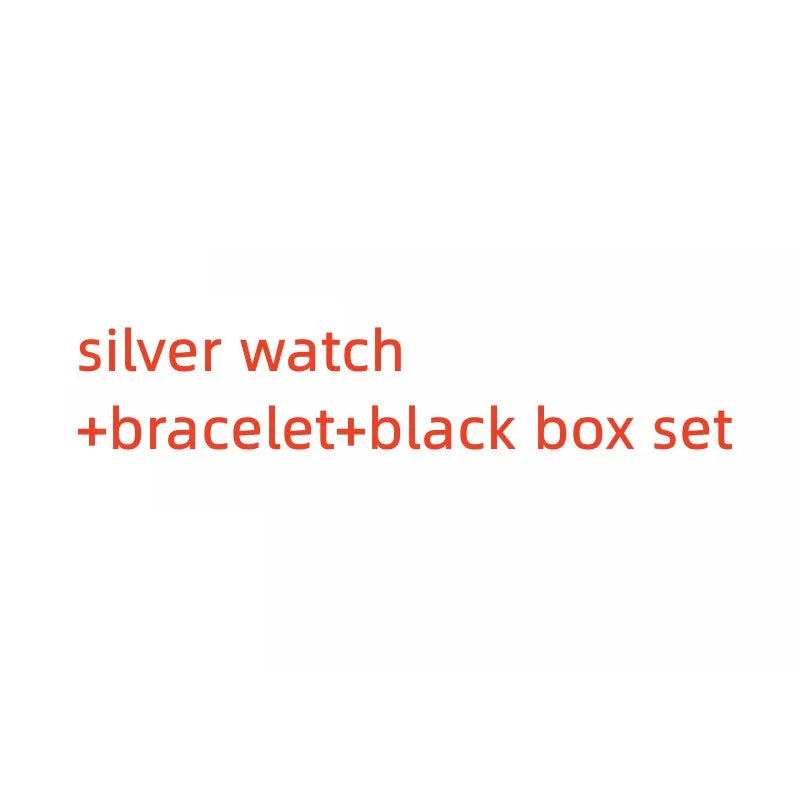 Luxury Women Shiny Bracelet Watches 2pcs Set Rose Gold Watch Fashion Ladies Elegant Quartz Diamond Wristwatch Female Reloj Mujer - LOCKDEALZ