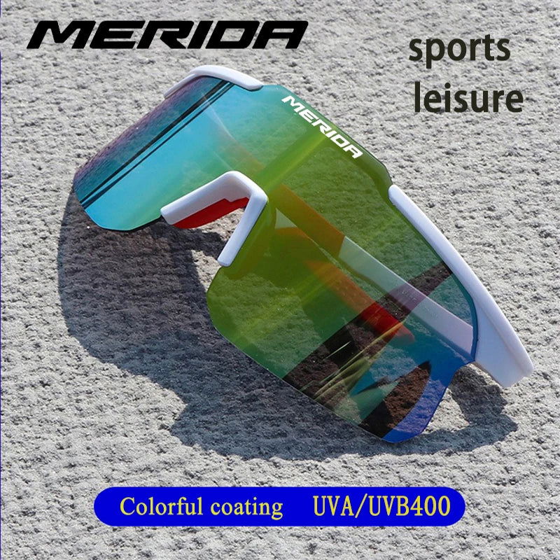 Merida cycling Sunglasses Women Men Sports Glasses UV400 Riding Eyewear Mountain Bike Road Bicycle Outdoor Lenses With Case - LOCKDEALZ