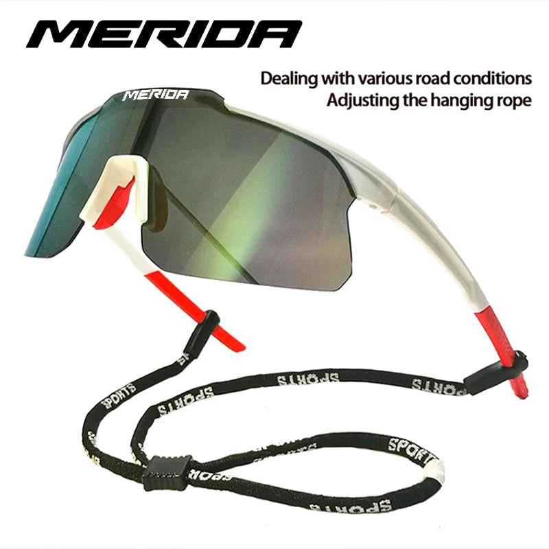 Merida cycling Sunglasses Women Men Sports Glasses UV400 Riding Eyewear Mountain Bike Road Bicycle Outdoor Lenses With Case - LOCKDEALZ