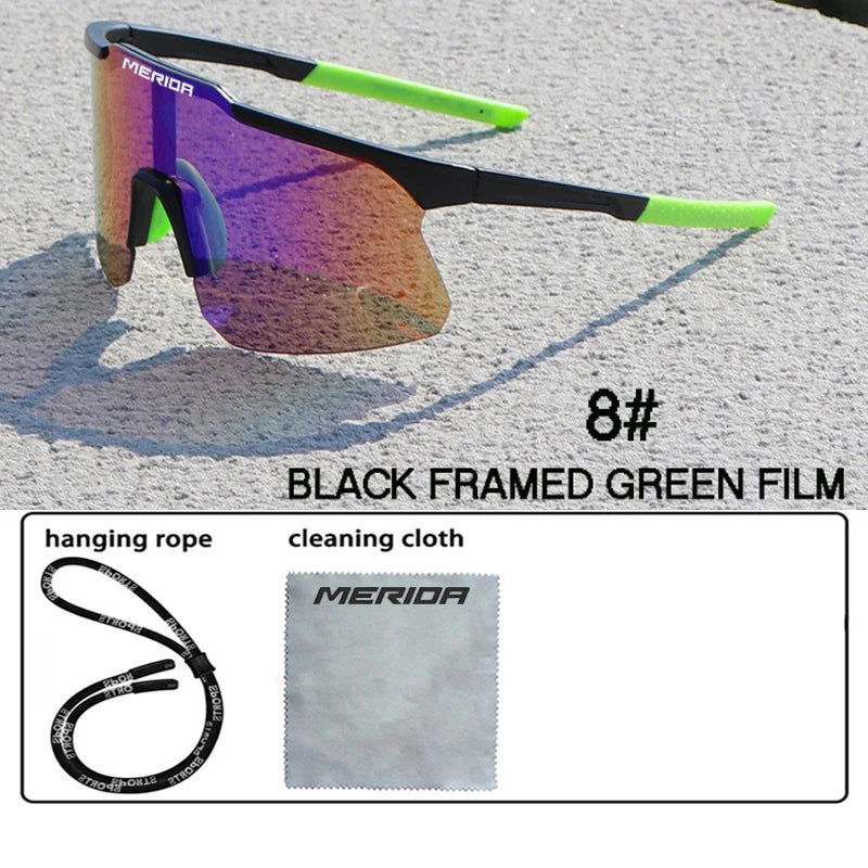 Merida cycling Sunglasses Women Men Sports Glasses UV400 Riding Eyewear Mountain Bike Road Bicycle Outdoor Lenses With Case - LOCKDEALZ