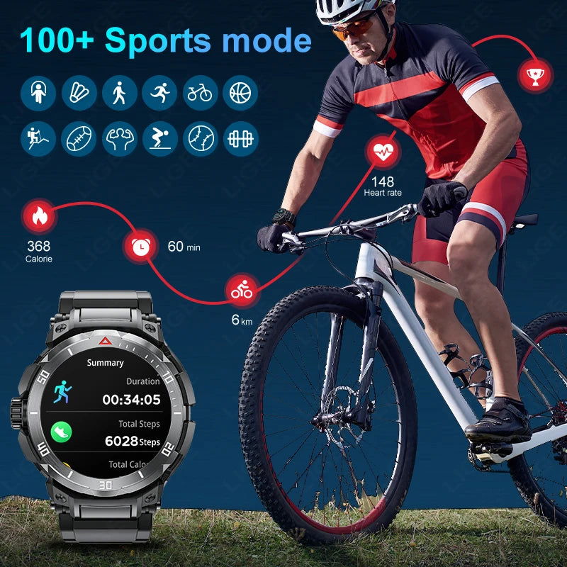 NFC 2 In 1 Bluetooth Headset Smart Watch TWS Music Talk With Earbuds 4 Hours Of Strong Sound Effects Music Lover Men SmartWatch - LOCKDEALZ