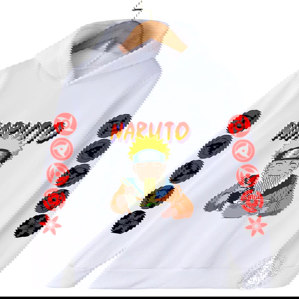Naruto Fashion Hoodie Children's Printed Casual Clothing Cartoon Autumn/Winter Fleece Hoodie Boys and Girls' Sportswear Top - LOCKDEALZ