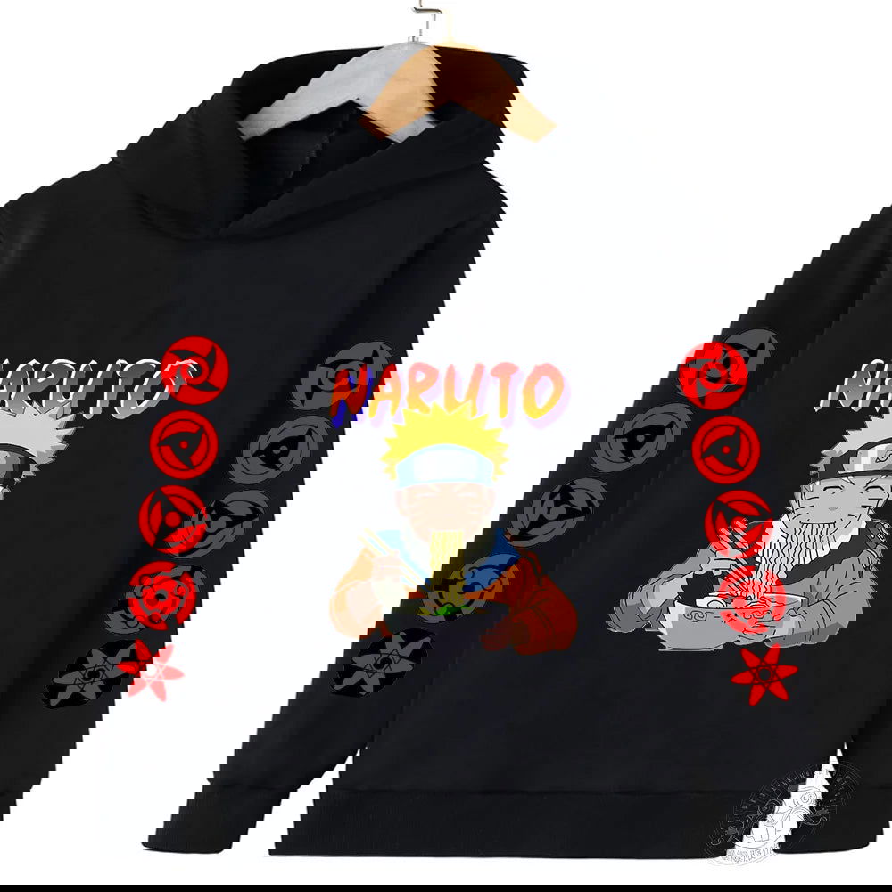 Naruto Fashion Hoodie Children's Printed Casual Clothing Cartoon Autumn/Winter Fleece Hoodie Boys and Girls' Sportswear Top - LOCKDEALZ