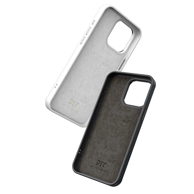 New-tech NFC Function Phone Case For Iphone 15 14 13 Pro Max DIY Cases E Ink Screen Phone Cover Cartoon Girl Fundas Battery Free - LOCKDEALZ