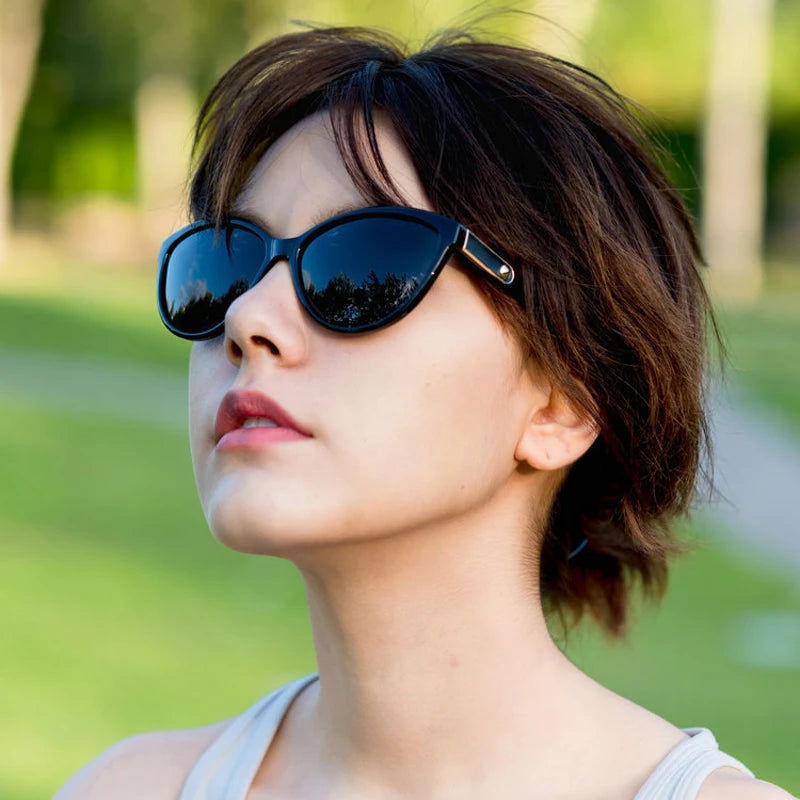 New 2024 Women Polarized Sunglasses Luxury Fashion Cat Eye Ladies Vintage Brand Designer Female Sun Glasses Oculos Gafas - LOCKDEALZ