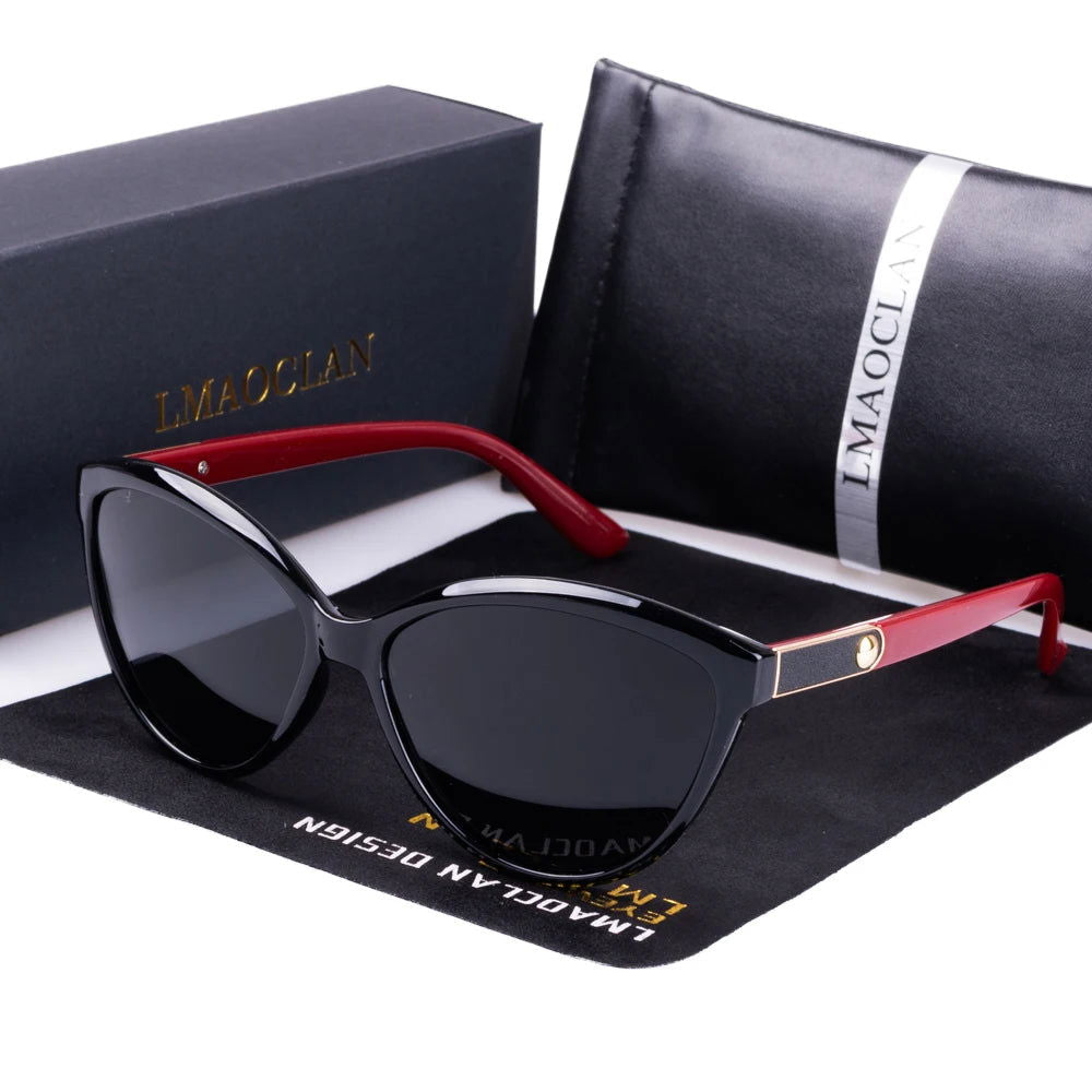 New 2024 Women Polarized Sunglasses Luxury Fashion Cat Eye Ladies Vintage Brand Designer Female Sun Glasses Oculos Gafas - LOCKDEALZ