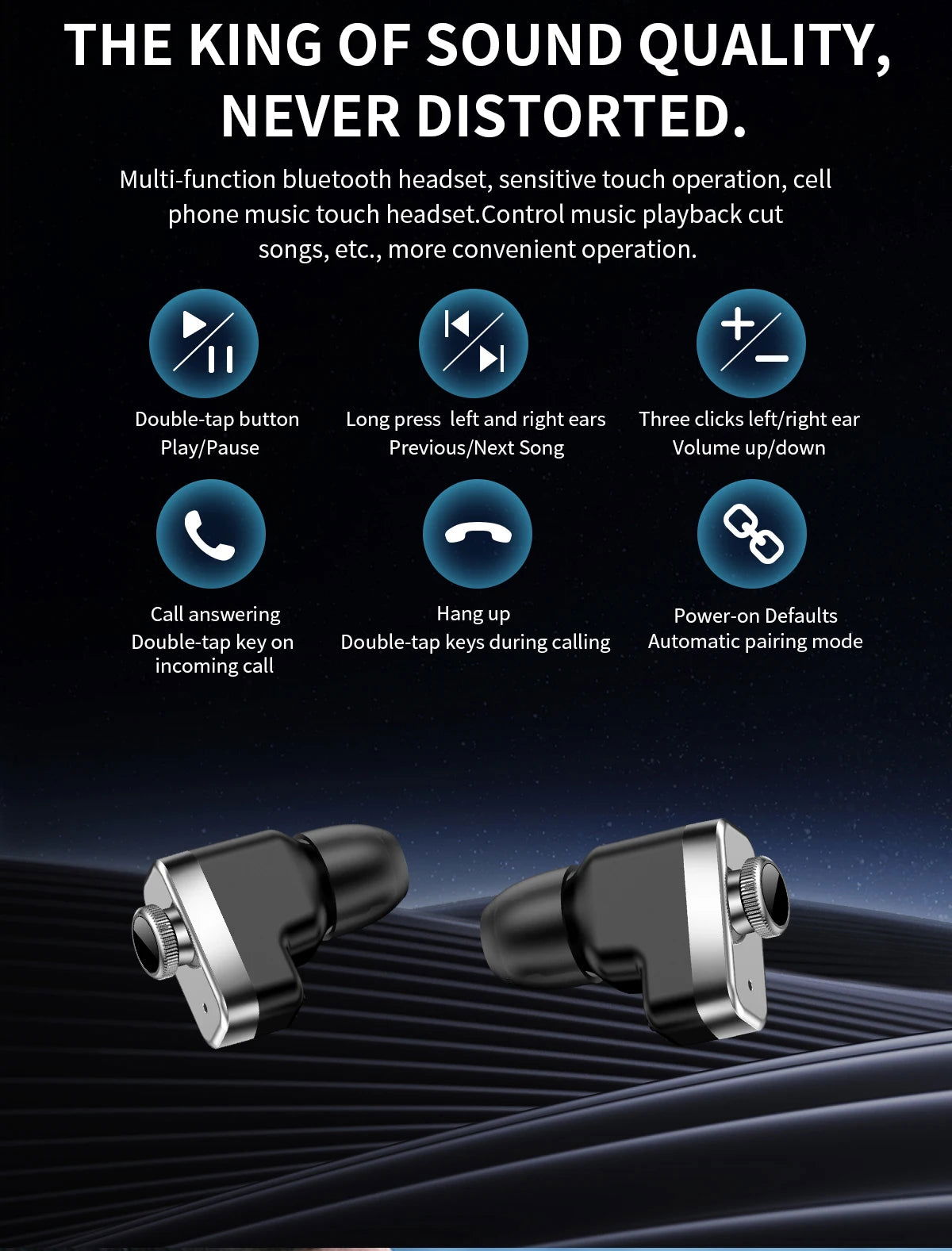 New Upgraded 2-in-1 Earphone Smart Watch Men Women NFC Bluetooth Call Health Monitoring For Huawei Xiaomi Android IOS Apple - LOCKDEALZ
