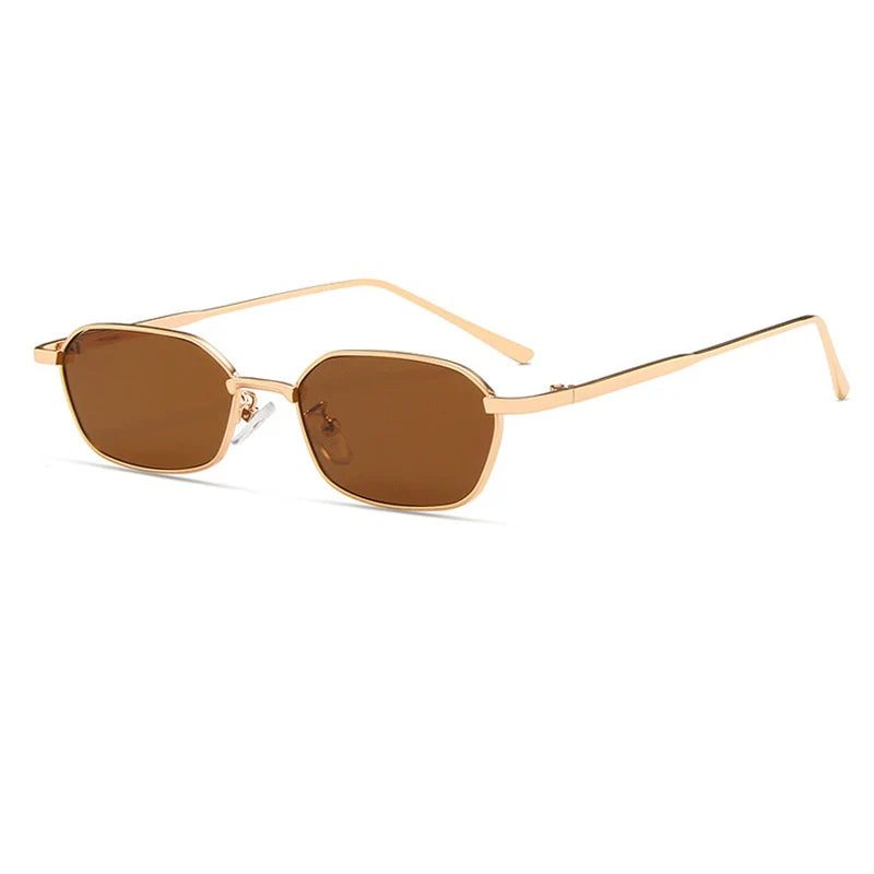 OEC CPO Small Square Sunglasse Women Men Brand Steampunk Metal Frame Sunglasses Men Retro Glasses UV400 Eyeglasses O949 - LOCKDEALZ