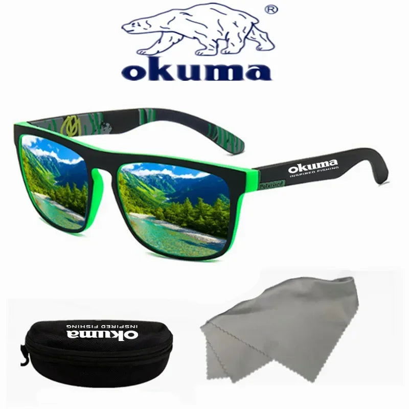 Okuma polarized sunglasses UV400 for men and women outdoor hunting, fishing, driving bicycles, sunglasses optional box - LOCKDEALZ