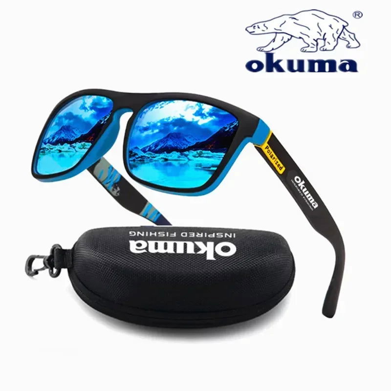 Okuma polarized sunglasses UV400 for men and women outdoor hunting, fishing, driving bicycles, sunglasses optional box - LOCKDEALZ