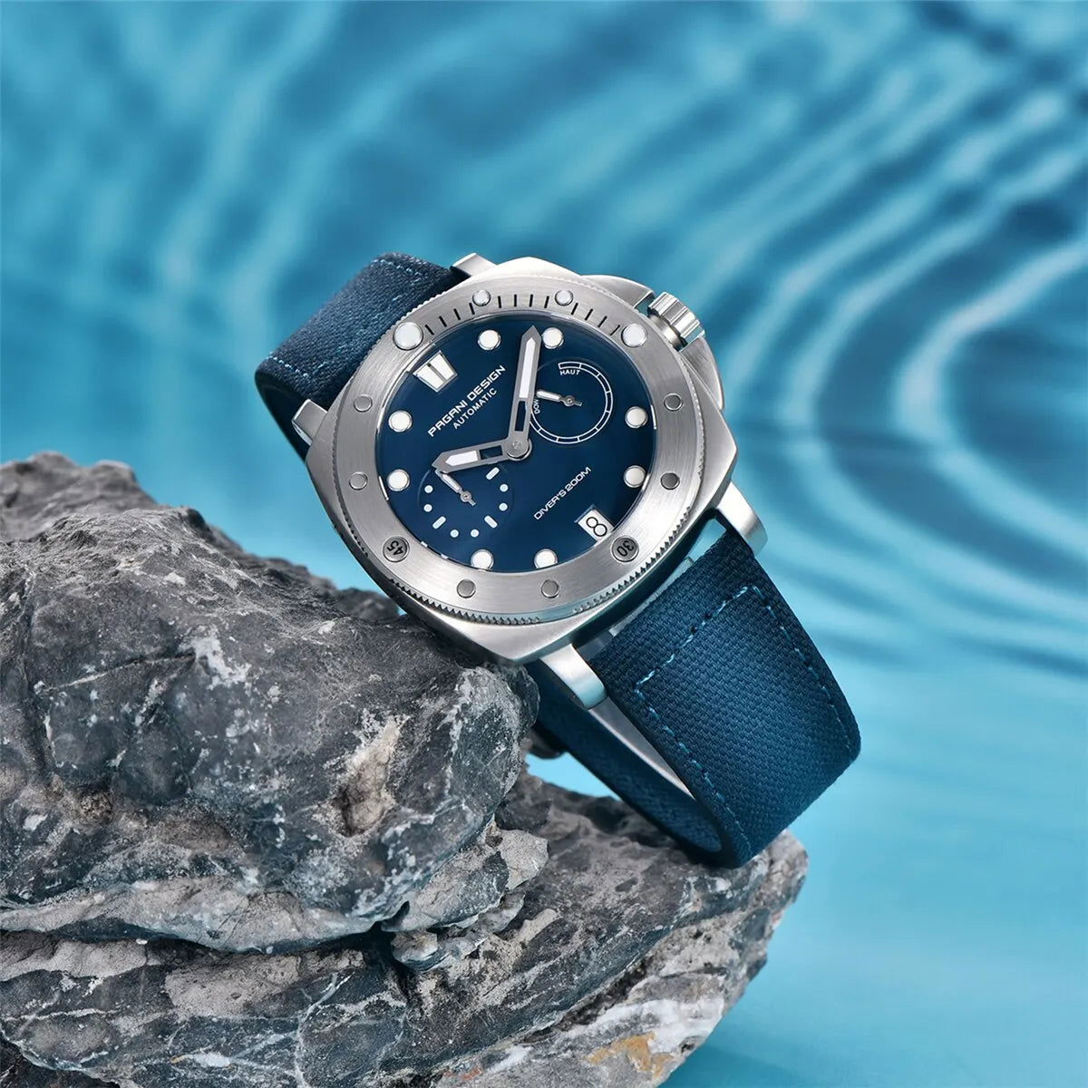 PAGANI Design New Men Automatic Mechanical Watches Diver Watch For Top Brand Luxury 200M Waterproof AR Sapphire Watch for Men - LOCKDEALZ