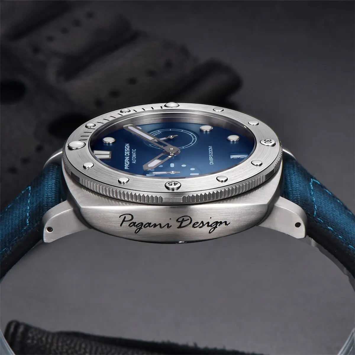 PAGANI Design New Men Automatic Mechanical Watches Diver Watch For Top Brand Luxury 200M Waterproof AR Sapphire Watch for Men - LOCKDEALZ