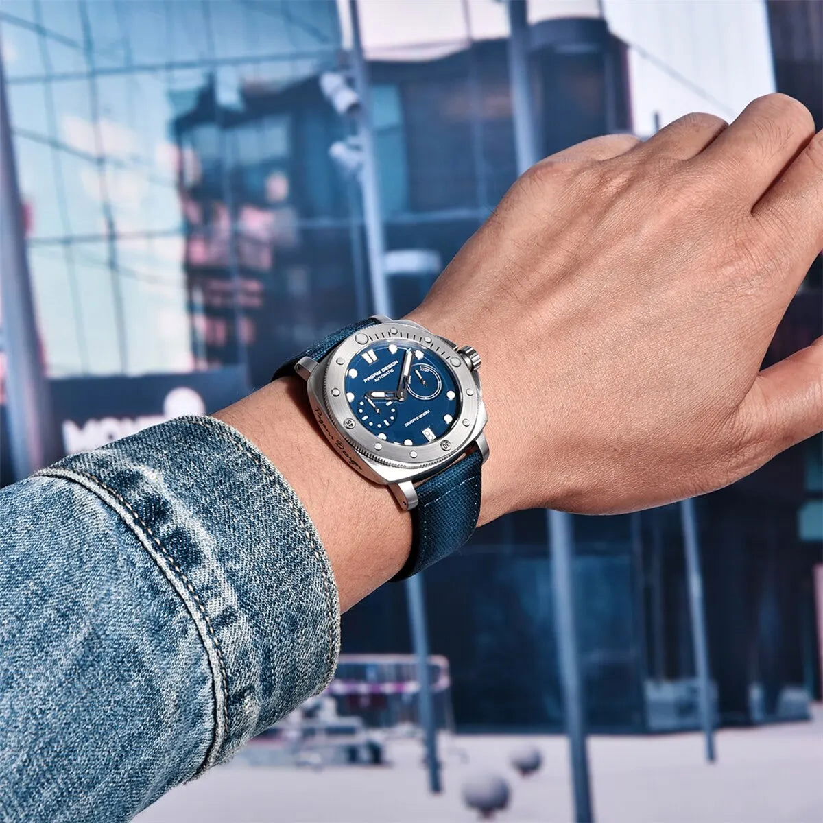 PAGANI Design New Men Automatic Mechanical Watches Diver Watch For Top Brand Luxury 200M Waterproof AR Sapphire Watch for Men - LOCKDEALZ