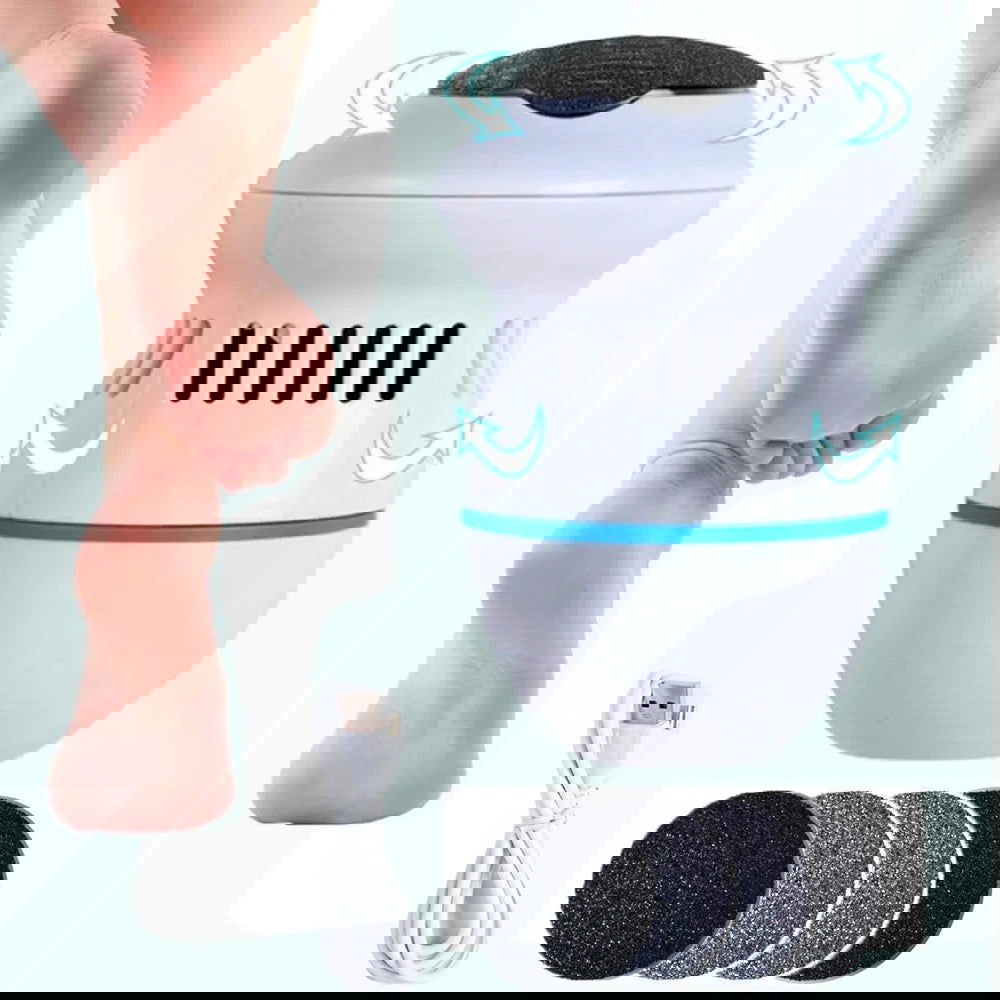Pedicure Tools Professional Electric Foot Dead Skin Remover Feet Scrubber Callus Remover for Feet File Exfoliating Heels Grinder - LOCKDEALZ