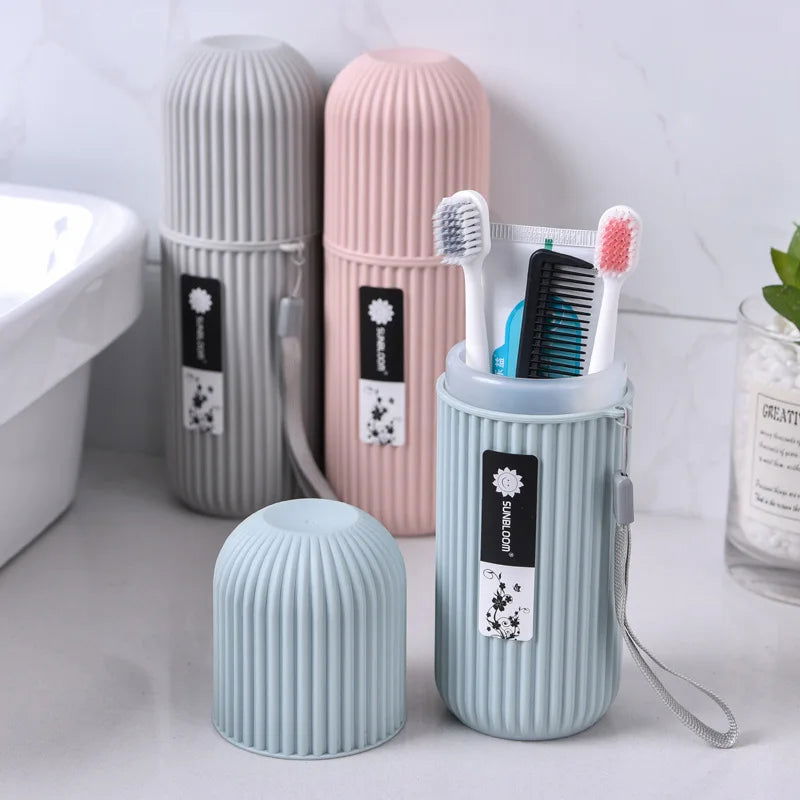 Portable Toothpaste Toothbrush Protect Holder Case Travel Camping Storage Box - LOCKDEALZ
