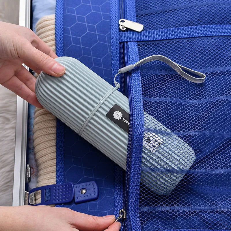 Portable Toothpaste Toothbrush Protect Holder Case Travel Camping Storage Box - LOCKDEALZ