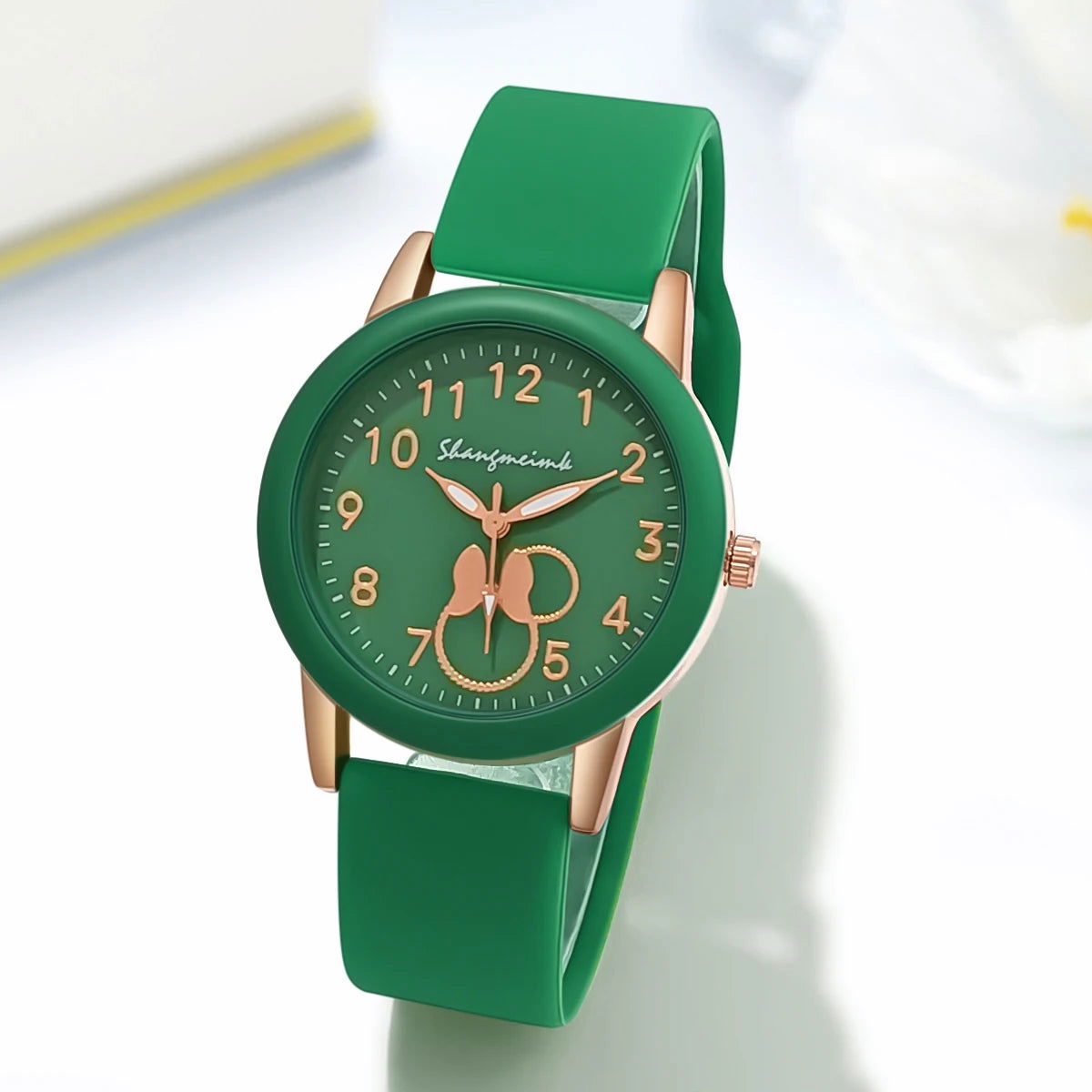 Quartz Watches For Women Luxury Brand Ladies Round Clock Silicone Women's Watch Gift relojes de mujer relogio feminino - LOCKDEALZ