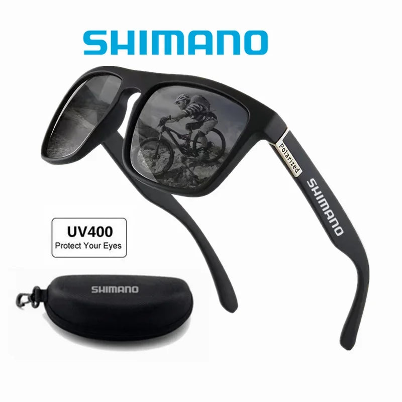 Shimano Polarized Sunglasses UV400 Protection for Men and Women Outdoor Hunting Fishing Driving Bicycle Sunglasses Optional Box - LOCKDEALZ