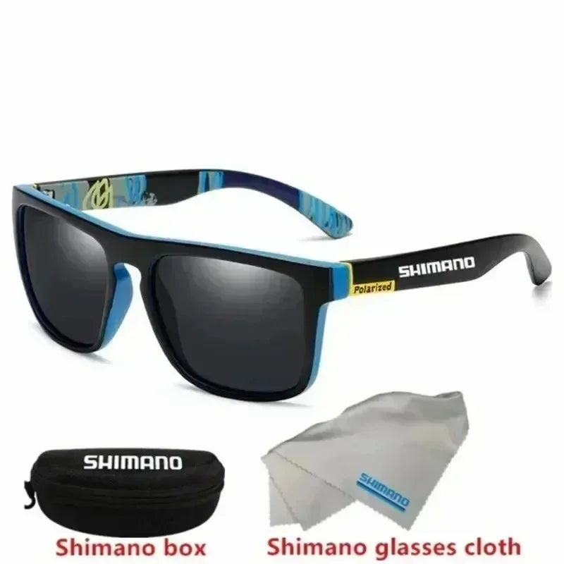 Shimano Polarized Sunglasses UV400 Protection for Men and Women Outdoor Hunting Fishing Driving Bicycle Sunglasses Optional Box - LOCKDEALZ