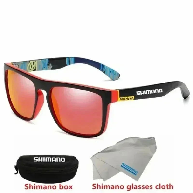 Shimano Polarized Sunglasses UV400 Protection for Men and Women Outdoor Hunting Fishing Driving Bicycle Sunglasses Optional Box - LOCKDEALZ