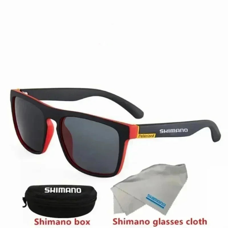 Shimano Polarized Sunglasses UV400 Protection for Men and Women Outdoor Hunting Fishing Driving Bicycle Sunglasses Optional Box - LOCKDEALZ